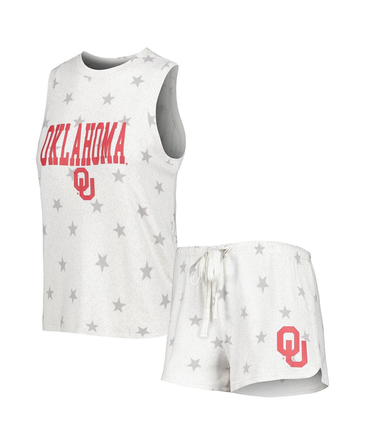 Женский кремовый комплект для сна Oklahoma Earlys Agenda Stars на бретелях и шортах Concepts Sport
Женский кремовый комплект для сна Oklahoma Earlys Agenda Stars на бретелях и шортах Concepts Sport