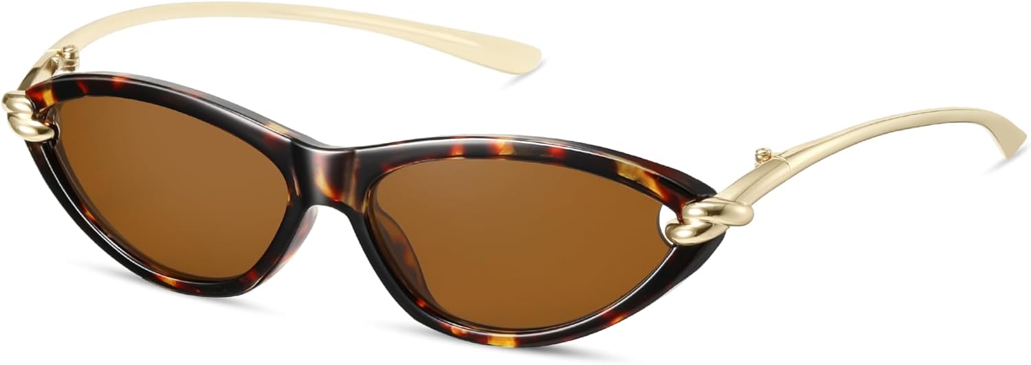 Ретро-солнцезащитные очки «кошачий глаз» овальной формы для женщин, стиль Y2k, маленькие солнцезащитные очки «кошачий глаз», модные дизайнерские узкие очки для женщин в стиле 90-х, CS013 Cesunies, Tortoise Frame/Brown Lens
Ретро-солнцезащитные очки «кошачий глаз» овальной формы для женщин, стиль Y2k, маленькие солнцезащитные очки «кошачий глаз», модные дизайнерские узкие очки для женщин в стиле 90-х, CS013 Cesunies, Tortoise Frame/Brown Lens