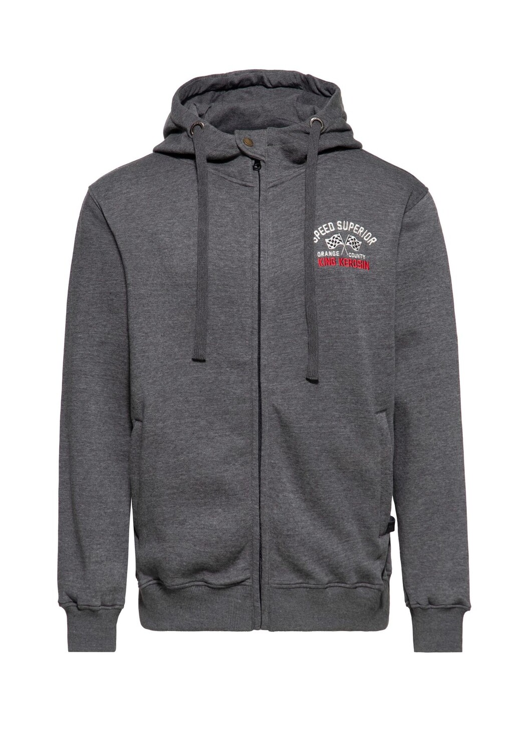 Толстовка с капюшоном и большой нашивкой Speed Superior на спине KING KEROSIN, серый
Толстовка с капюшоном и большой нашивкой Speed Superior на спине KING KEROSIN, серый