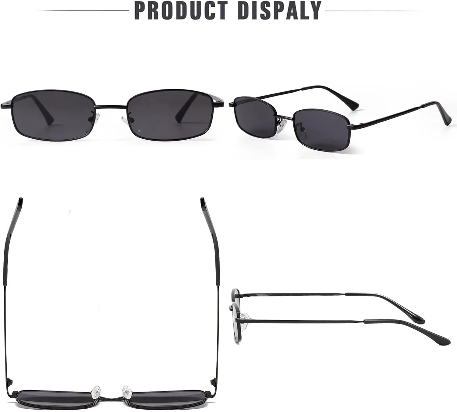 Солнцезащитные очки SORVINO маленького размера, узкие, прямоугольной формы, для женщин и мужчин, в стиле ретро Y2K, металлическая оправа, 90-е, тонкие, Black
Солнцезащитные очки SORVINO маленького размера, узкие, прямоугольной формы, для женщин и мужчин, в стиле ретро Y2K, металлическая оправа, 90-е, тонкие, Black