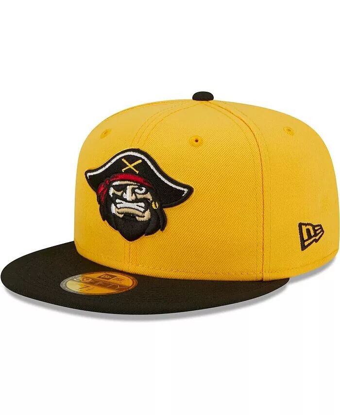Мужская желтая приталенная шляпа Bradenton Marauders Authentic Collection 59FIFTY New Era, желтый 
Мужская желтая приталенная шляпа Bradenton Marauders Authentic Collection 59FIFTY New Era, желтый