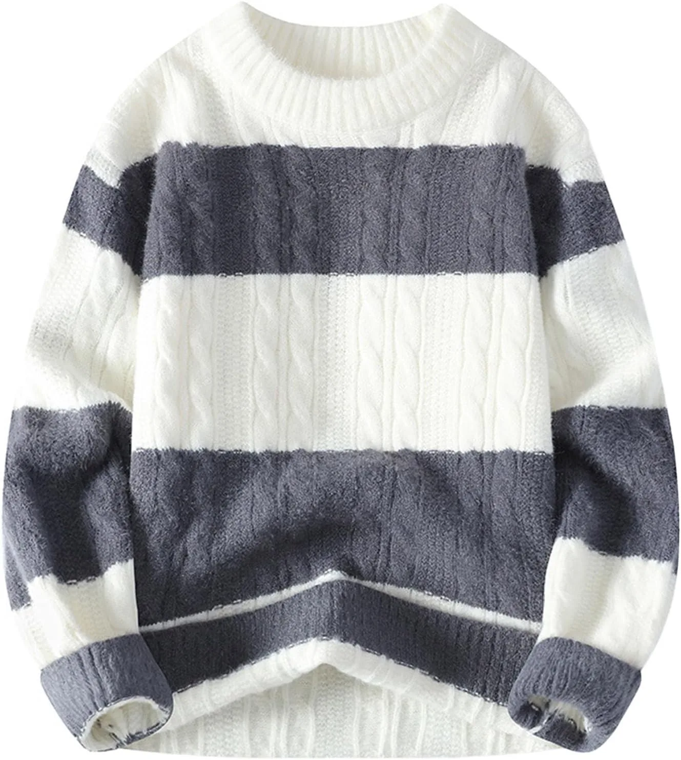 Мужской свитер Cambkatl с цветными блоками, свободный, с длинными рукавами
Мужской свитер Cambkatl с цветными блоками, свободный, с длинными рукавами