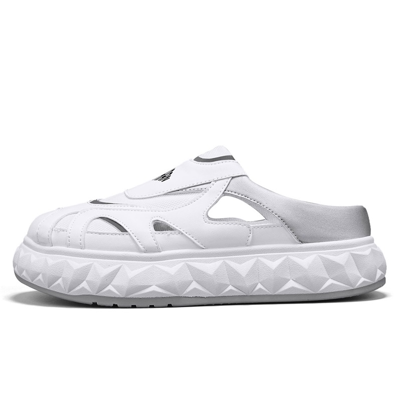 Captain illy ПВХ виниловые закрытые тапочки мужские белые, цвет White
Captain illy ПВХ виниловые закрытые тапочки мужские белые, цвет White