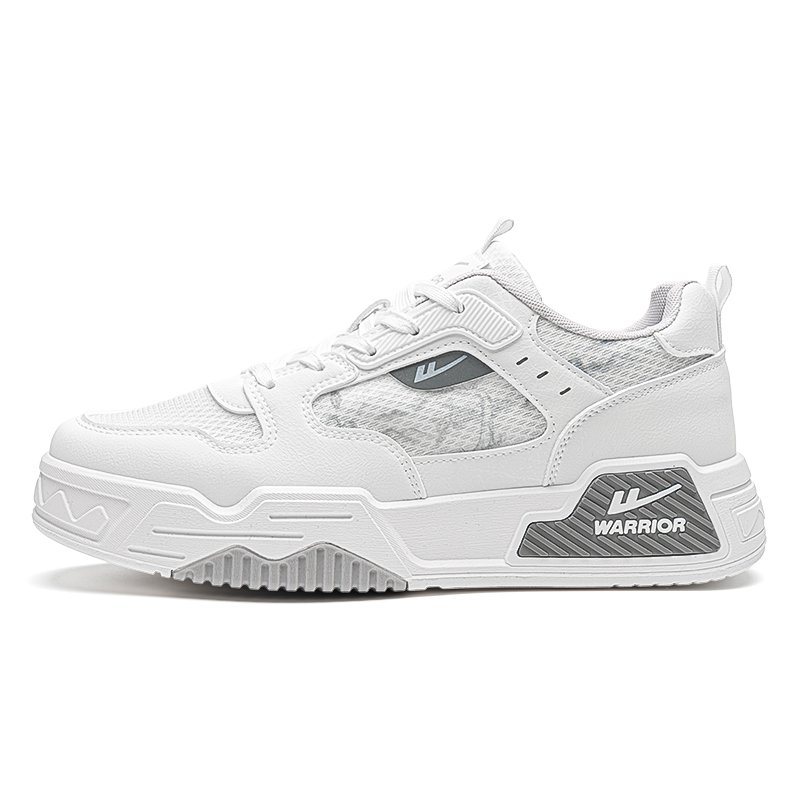 Нескользящие, износостойкие, легкие низкие мужские кроссовки для скейтбординга WARRIOR, White Gray
Нескользящие, износостойкие, легкие низкие мужские кроссовки для скейтбординга WARRIOR, White Gray