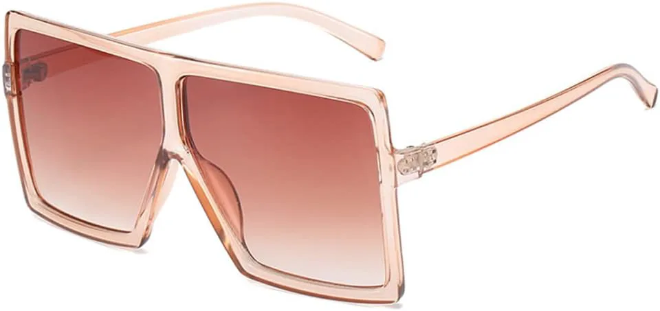 Женские солнцезащитные очки в винтажном стиле, большого размера, защита от УФ-излучения UV400 (прозрачный, чайный оттенок, один размер) TYUHDUYUR, Clear Tea
Женские солнцезащитные очки в винтажном стиле, большого размера, защита от УФ-излучения UV400 (прозрачный, чайный оттенок, один размер) TYUHDUYUR, Clear Tea