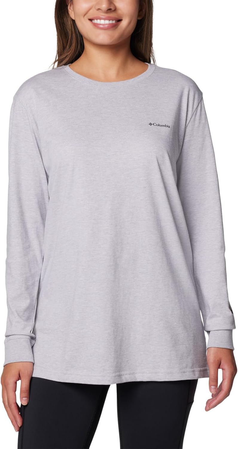 Columbia Womens North Cascades футболка с длинным рукавом, Colm Grey Hthr/Csc Sleeve Logo Omblur
Columbia Womens North Cascades футболка с длинным рукавом, Colm Grey Hthr/Csc Sleeve Logo Omblur