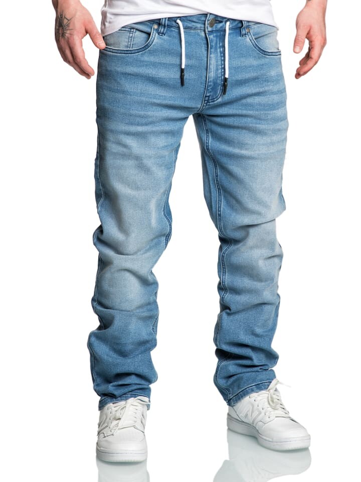 Джинсы Amaci&Sons, светло-синий
Джинсы Amaci&Sons, светло-синий