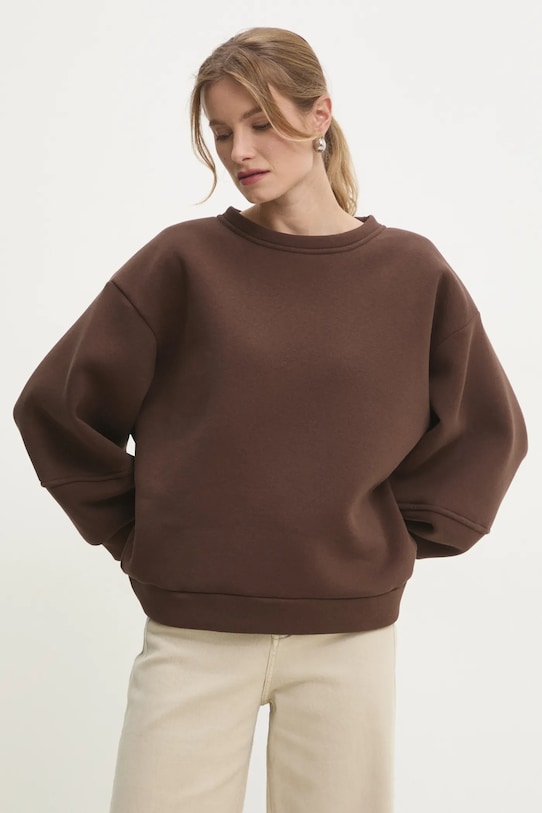 Хлопковая толстовка Answear.Lab, коричневый
Хлопковая толстовка Answear.Lab, коричневый