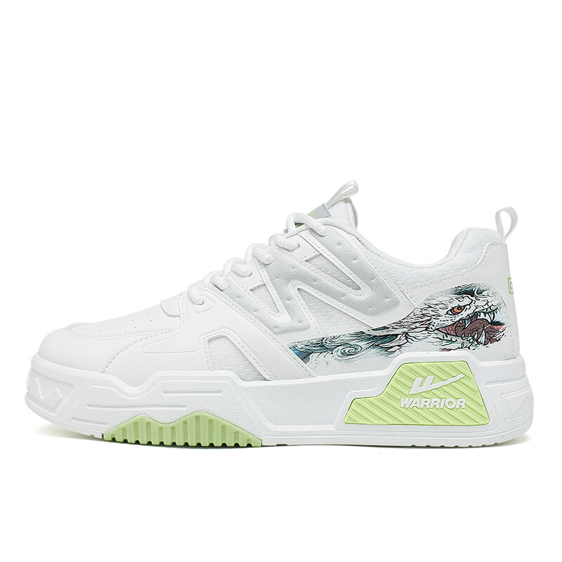 Кеды мужские, обувь для скейтбординга низкая белый Warrior
Кеды мужские, обувь для скейтбординга низкая белый Warrior