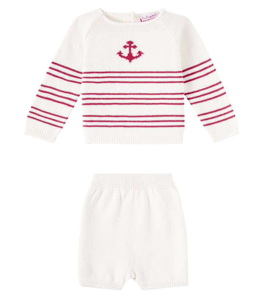 Детский комплект Ancla: хлопковый свитер и шорты La Coqueta, Red Stripe
Детский комплект Ancla: хлопковый свитер и шорты La Coqueta, Red Stripe