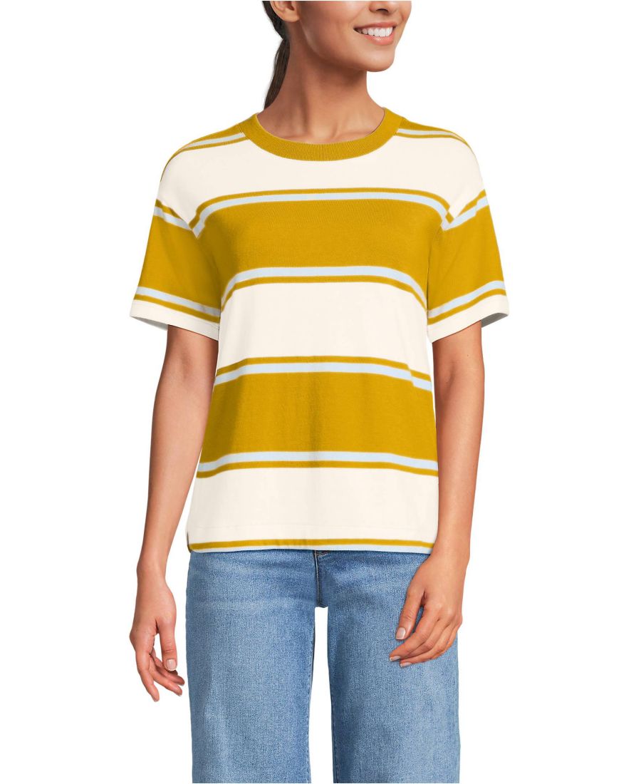 Женская футболка с коротким рукавом "Морской стиль" для невысоких женщин Lands' End, Dijon gold stripes, Синий, Женская футболка с коротким рукавом "Морской стиль" для невысоких женщин Lands' End, Dijon gold stripes
Женская футболка с коротким рукавом "Морской стиль" для невысоких женщин Lands' End, Dijon gold stripes, Синий, Женская футболка с коротким рукавом "Морской стиль" для невысоких женщин Lands' End, Dijon gold stripes