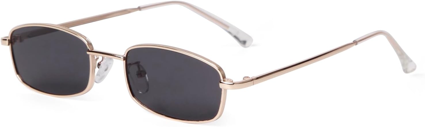 ADE WU Модные прямоугольные солнцезащитные очки для женщин и мужчин в стиле ретро, маленькие, в стиле 2000-х, узкие, прямоугольные, 90-е, стильные, унисекс, Gold/Grey
ADE WU Модные прямоугольные солнцезащитные очки для женщин и мужчин в стиле ретро, маленькие, в стиле 2000-х, узкие, прямоугольные, 90-е, стильные, унисекс, Gold/Grey