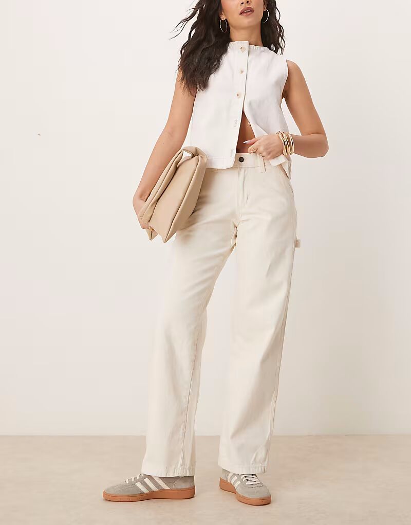 Джинсы Dickies Stevensville свободного кроя цвета экрю
Джинсы Dickies Stevensville свободного кроя цвета экрю