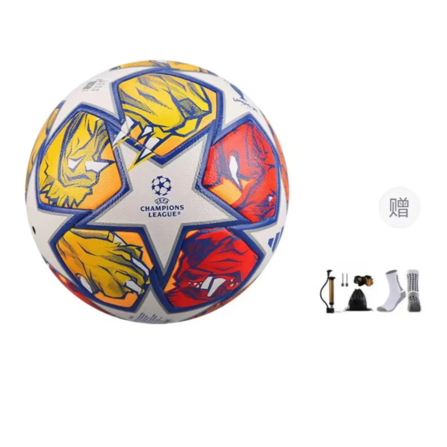 Adidas Футбольный мяч 23/24 UEFA Champions League Match Ball Size 5 машинной строчки унисекс белый желтый красный
Adidas Футбольный мяч 23/24 UEFA Champions League Match Ball Size 5 машинной строчки унисекс белый желтый красный