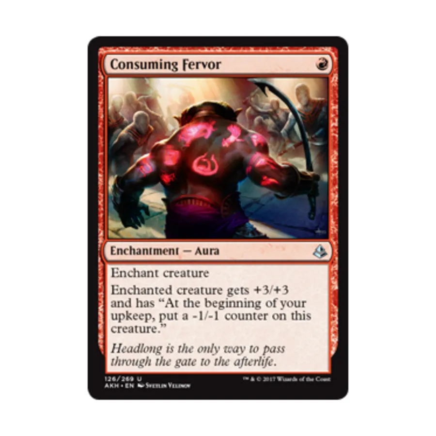 CCG Всепоглощающий пыл (U), MTG - Amonkhet
CCG Всепоглощающий пыл (U), MTG - Amonkhet