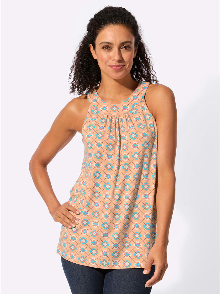 WITT WEIDEN Футболка с принтом абрикосового и бирюзового цвета
WITT WEIDEN Футболка с принтом абрикосового и бирюзового цвета