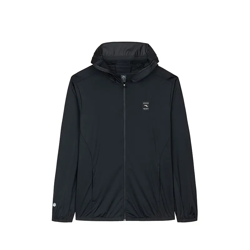 Разнообразие Тренировочная Коллекция Солнцезащитная Одежда Мужская Черная Anta, черный