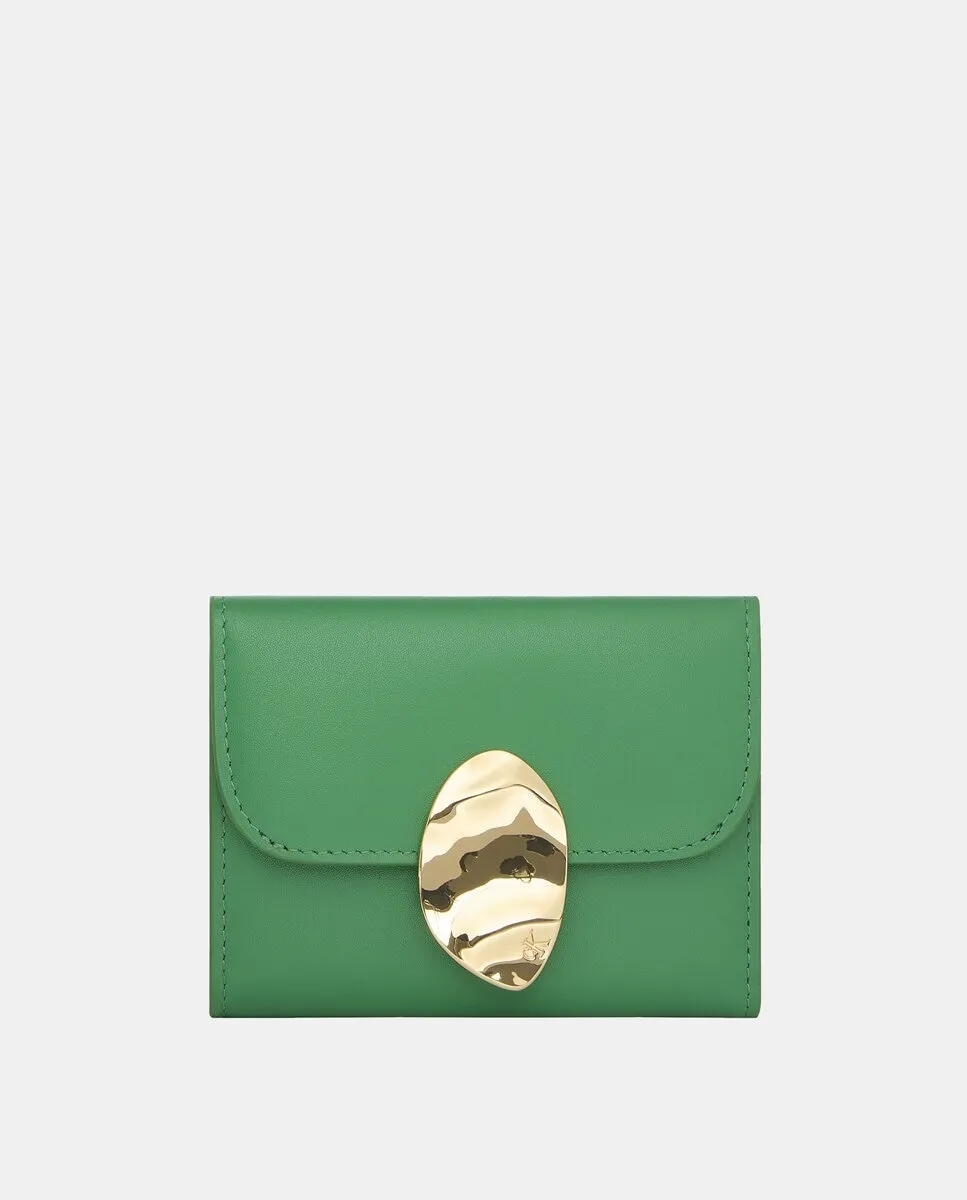 Трехсекционный кожаный кошелек Calvin Klein, зеленый
Трехсекционный кожаный кошелек Calvin Klein, зеленый