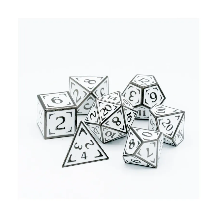 Набор прицельной сетки Zenith Poly — Clone Alpha (7), Metal Poly Dice Sets (Die Hard Dice)
Набор прицельной сетки Zenith Poly — Clone Alpha (7), Metal Poly Dice Sets (Die Hard Dice)