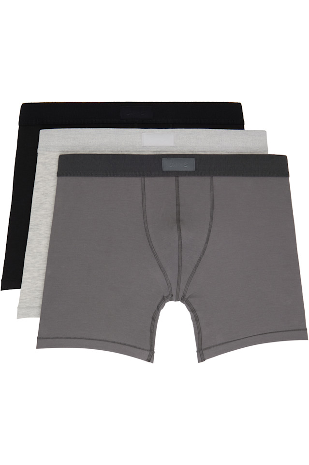 Три пары мультиколорных хлопковых боксеров Skims длиной 5 дюймов Skims, мультиколор
Три пары мультиколорных хлопковых боксеров Skims длиной 5 дюймов Skims, мультиколор