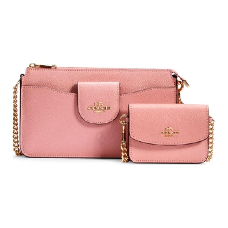 COACH Женская сумка кроссбоди трансформер розовая
COACH Женская сумка кроссбоди трансформер розовая