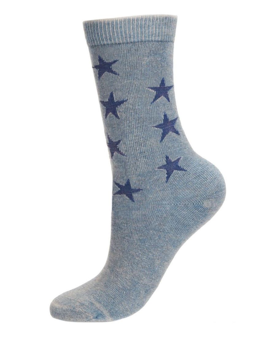 Женские носки из хлопковой смеси с эффектом кислотной стирки Star MeMoi, Denim
Женские носки из хлопковой смеси с эффектом кислотной стирки Star MeMoi, Denim
