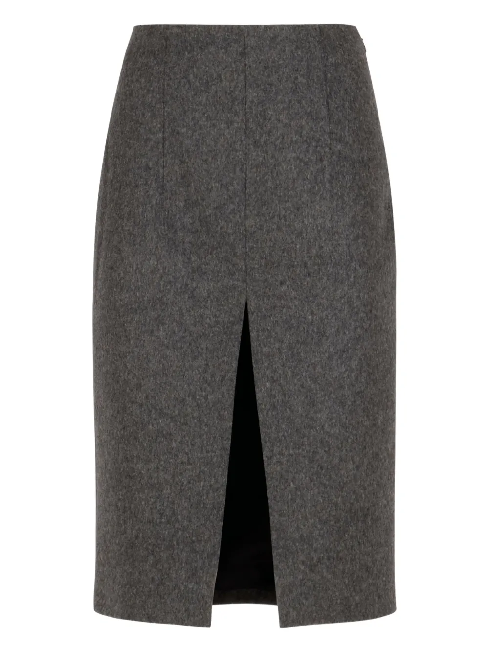 Шерстяная юбка прямого кроя Prada, серый
Шерстяная юбка прямого кроя Prada, серый