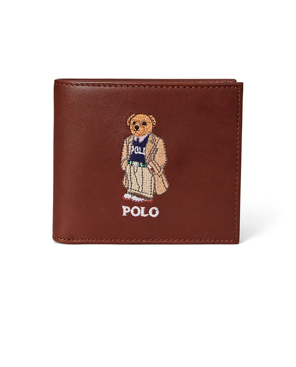 Мужское кожаное портмоне с медведем Polo Polo Ralph Lauren, темно-коричневый
Мужское кожаное портмоне с медведем Polo Polo Ralph Lauren, темно-коричневый
