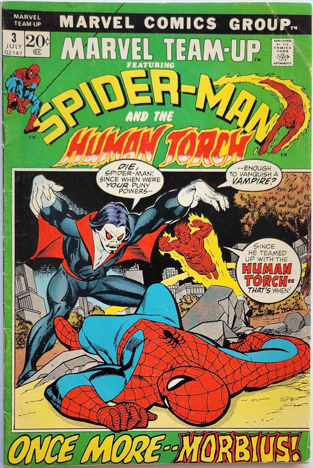 Marvel Team Up, No. 3: Spider-Man & Human Torch (Marvel Comics)
Marvel Team Up, No. 3: Spider-Man & Human Torch (Marvel Comics)