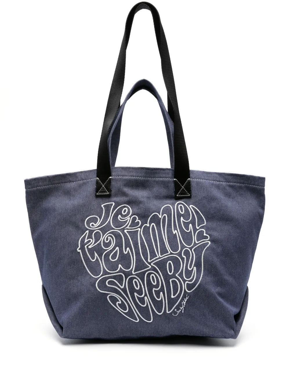 Джинсовая сумка-тоут Je T'aime See by Chloé, синий
Джинсовая сумка-тоут Je T'aime See by Chloé, синий