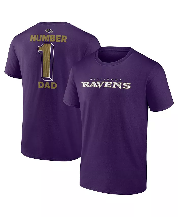 Мужская фиолетовая футболка Baltimore Ravens Big Tall Number One Dad Fanatics
Мужская фиолетовая футболка Baltimore Ravens Big Tall Number One Dad Fanatics