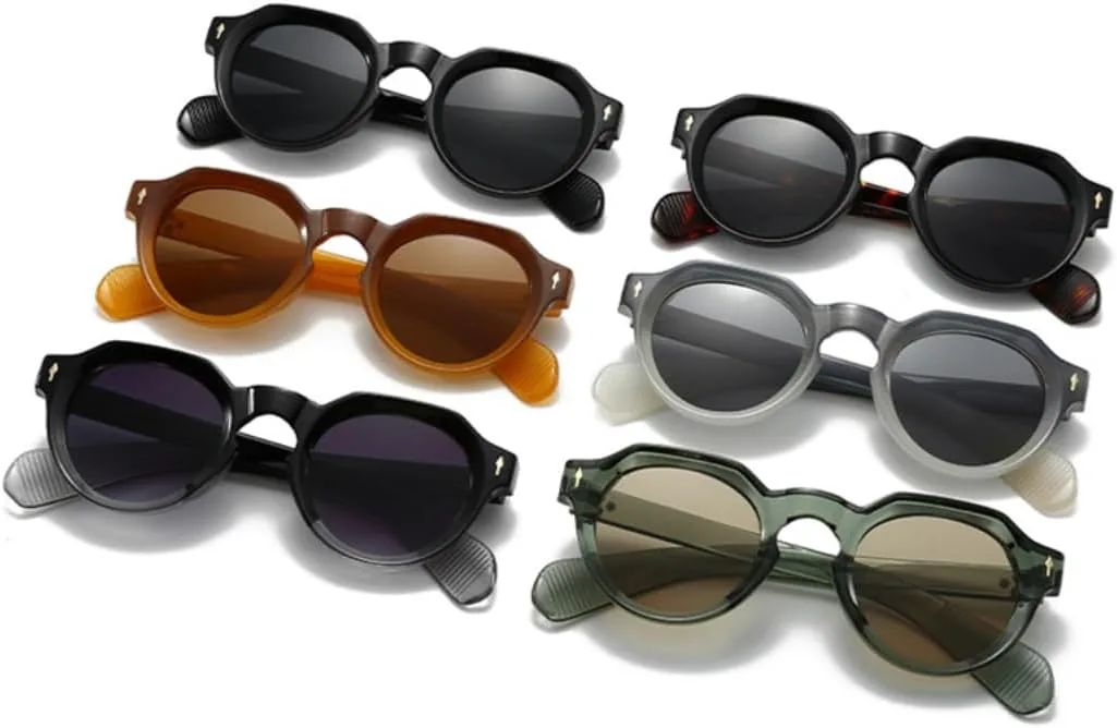 Популярные модные овальные солнцезащитные очки для женщин, винтажные с заклепками, мужские панк-солнцезащитные очки зеленого цвета VRTRFFTR, Green Light Tea
Популярные модные овальные солнцезащитные очки для женщин, винтажные с заклепками, мужские панк-солнцезащитные очки зеленого цвета VRTRFFTR, Green Light Tea