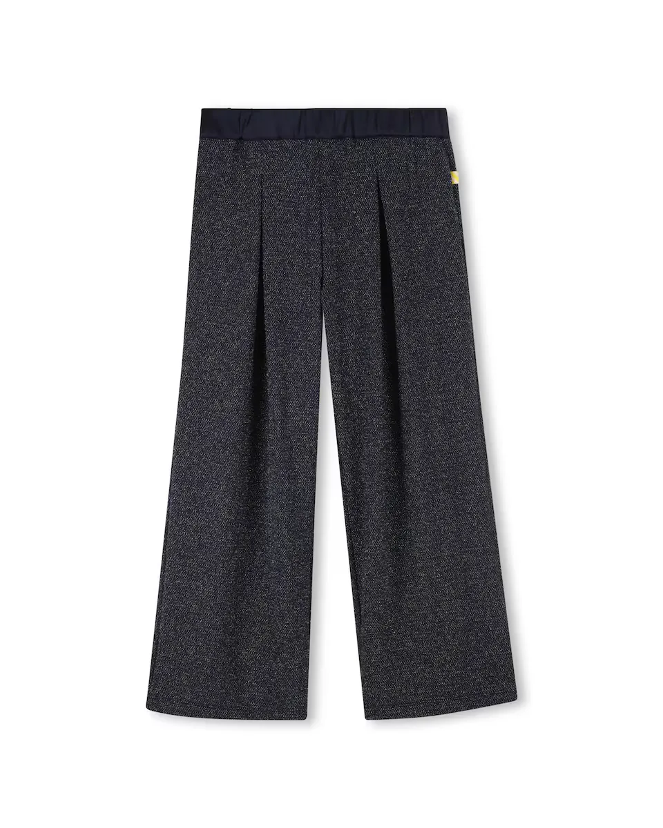 Детские брюки для девочки в голубом цвете с микроузором Billieblush, темно-синий
Детские брюки для девочки в голубом цвете с микроузором Billieblush, темно-синий