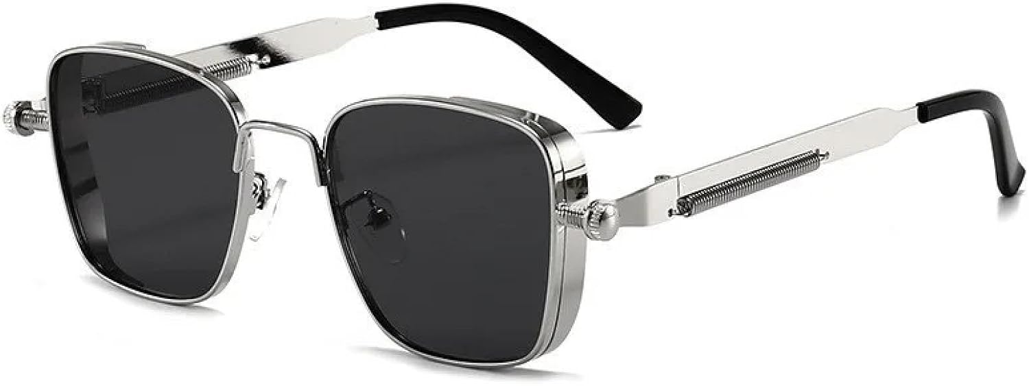 Солнцезащитные очки с защитой от УФ-излучения UV400 | Толстая металлическая оправа в стиле панк | Для женщин и мужчин, для занятий спортом на открытом воздухе и вождения DSVIGF, C1
Солнцезащитные очки с защитой от УФ-излучения UV400 | Толстая металлическая оправа в стиле панк | Для женщин и мужчин, для занятий спортом на открытом воздухе и вождения DSVIGF, C1