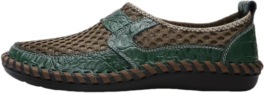 Мужские сандалии из сетки на скользящей подошве с декоративной строчкой для прогулок и вождения на улице, дышащие мужские обувь для весны и лета Hhhchpm, зеленый
Мужские сандалии из сетки на скользящей подошве с декоративной строчкой для прогулок и вождения на улице, дышащие мужские обувь для весны и лета Hhhchpm, зеленый