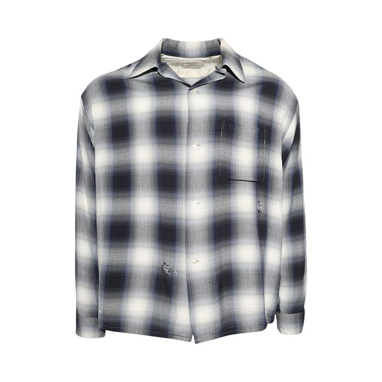 Рубашка SAINT Mxxxxxx Check Long-Sleeve Shirt 'Navy', синий
Рубашка SAINT Mxxxxxx Check Long-Sleeve Shirt 'Navy', синий