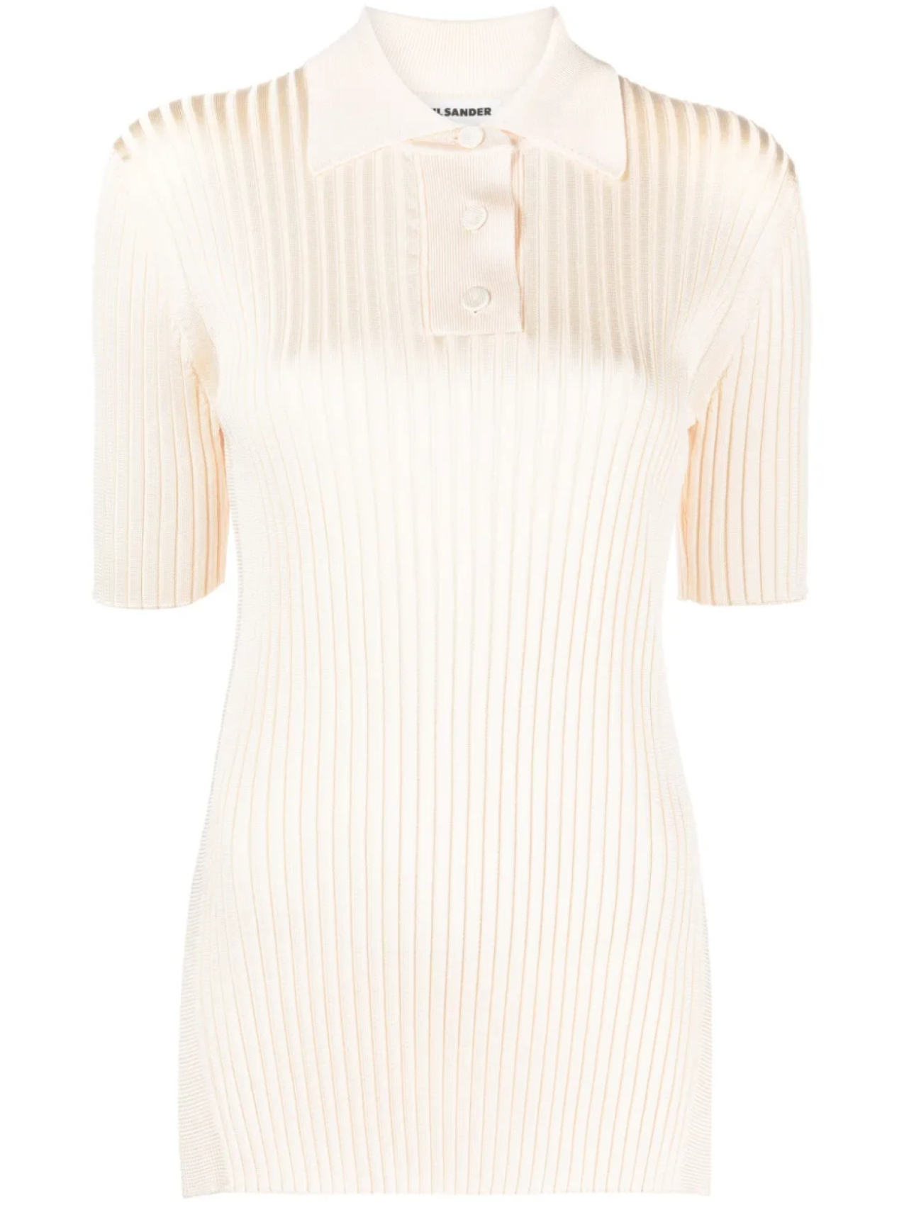 Jil Sander рубашка поло в рубчик, нейтральный
Jil Sander рубашка поло в рубчик, нейтральный