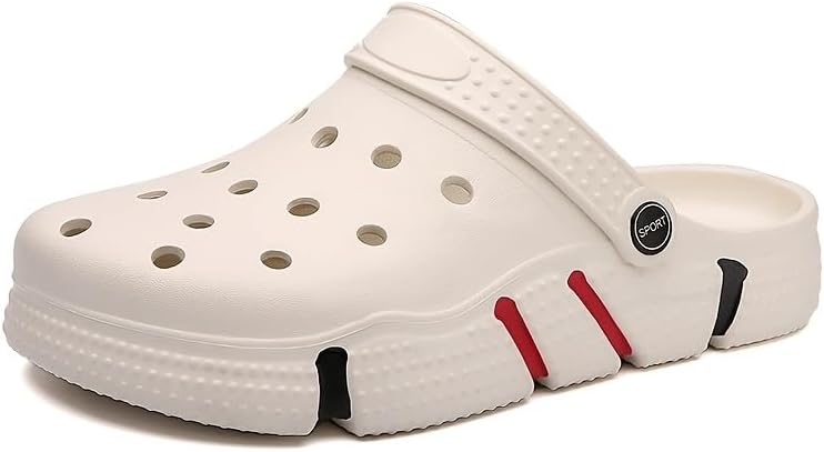 Легкие садовые сабо - противоскользящие пляжные сандалии с вырезным дизайном Hhhchpm, белый
Легкие садовые сабо - противоскользящие пляжные сандалии с вырезным дизайном Hhhchpm, белый