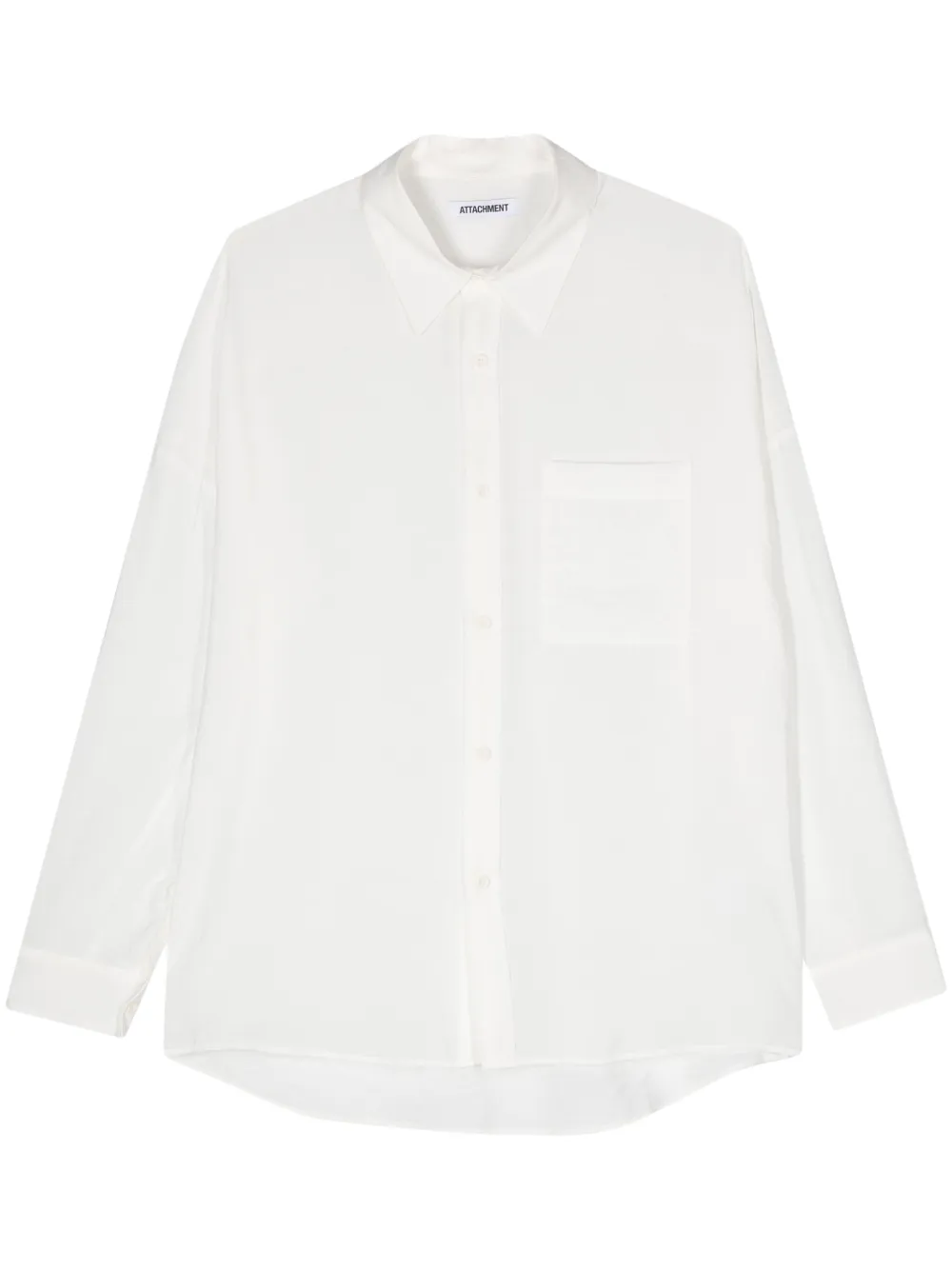 Рубашка с длинными рукавами и жатым эффектом Attachment, белый
Рубашка с длинными рукавами и жатым эффектом Attachment, белый