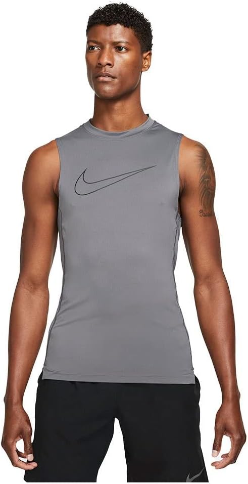 Мужской облегающий топ без рукавов Nike Pro Dri-Fit, Dark Gray/Black
Мужской облегающий топ без рукавов Nike Pro Dri-Fit, Dark Gray/Black