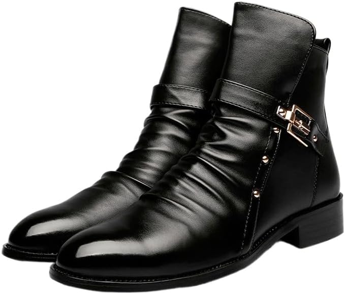 Мото ботинки для мужчин, модные кожаные ботинки-чукка на молнии, повседневная обувь, ретро стиль, повседневные ботинки для мужчин Hhhchpm, черный
Мото ботинки для мужчин, модные кожаные ботинки-чукка на молнии, повседневная обувь, ретро стиль, повседневные ботинки для мужчин Hhhchpm, черный