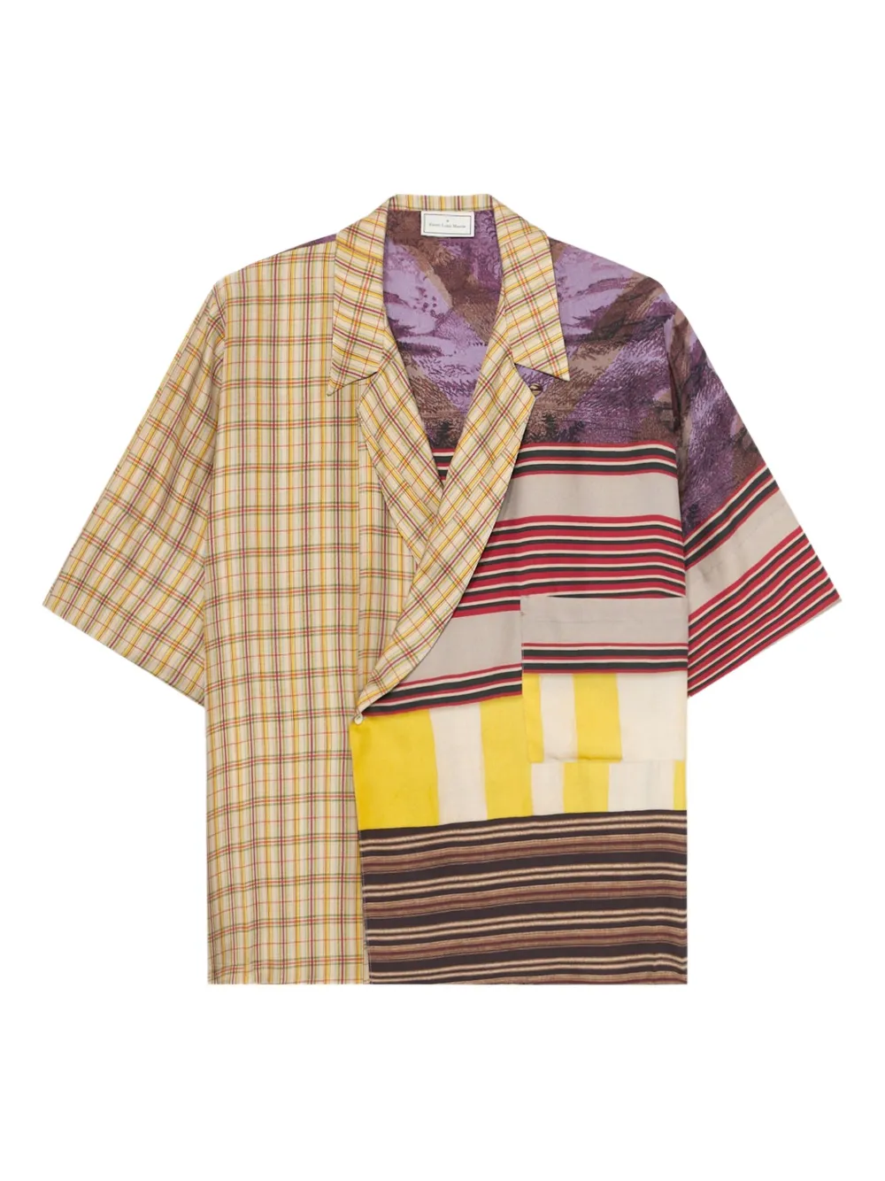 Шелковая рубашка со вставками Pierre-Louis Mascia, нейтральный
Шелковая рубашка со вставками Pierre-Louis Mascia, нейтральный