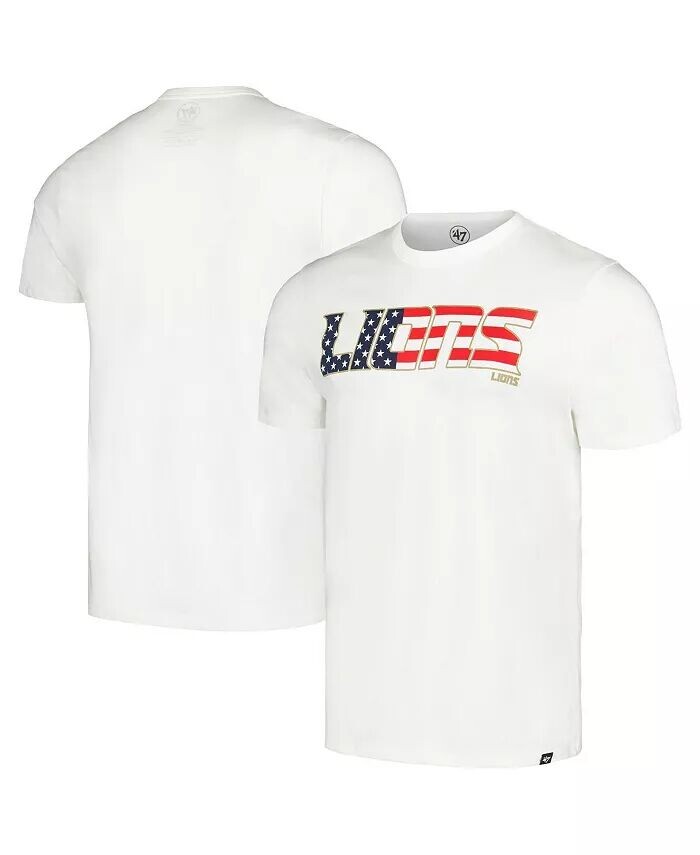 Мужская белая футболка Detroit Lions с надписью Franklin '47 Brand, белый
Мужская белая футболка Detroit Lions с надписью Franklin '47 Brand, белый