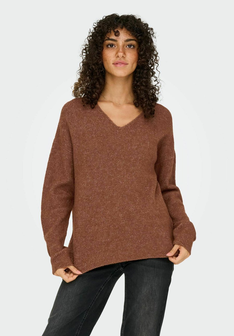 Джемпер ONLY ONLCAMILLA V-NECK LS KNT, Tobacco Brown/Mottled Brown
Джемпер ONLY ONLCAMILLA V-NECK LS KNT, Tobacco Brown/Mottled Brown