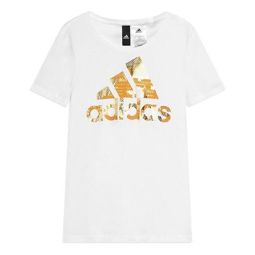 Футболка с металлическим логотипом тренировочные с коротким рукавом Adidas, белый
Футболка с металлическим логотипом тренировочные с коротким рукавом Adidas, белый
