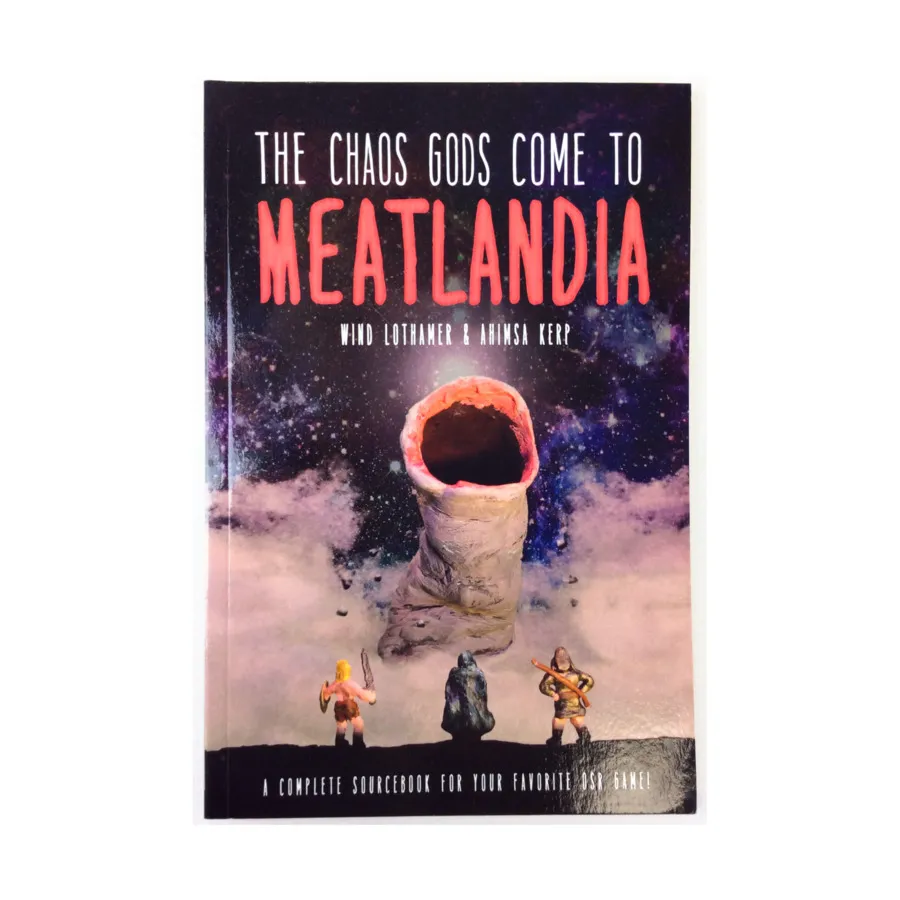 Chaos Gods Come to Meatlandia (1st Edition), Role Playing Games (Knight Owl Publishing), мягкая обложка
Chaos Gods Come to Meatlandia (1st Edition), Role Playing Games (Knight Owl Publishing), мягкая обложка