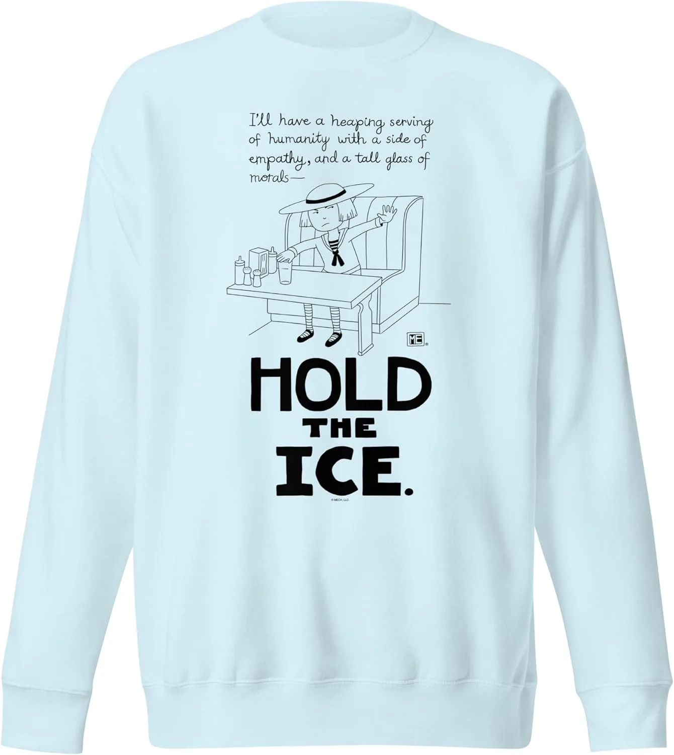 Свитшот Mary Engelbreit Hold The Ice, длинный рукав, хлопковый
Свитшот Mary Engelbreit Hold The Ice, длинный рукав, хлопковый