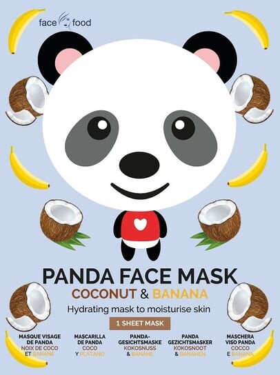 7th Heaven, Panda Face Mask увлажняющая тканевая маска Кокос и Банан 1шт
7th Heaven, Panda Face Mask увлажняющая тканевая маска Кокос и Банан 1шт
