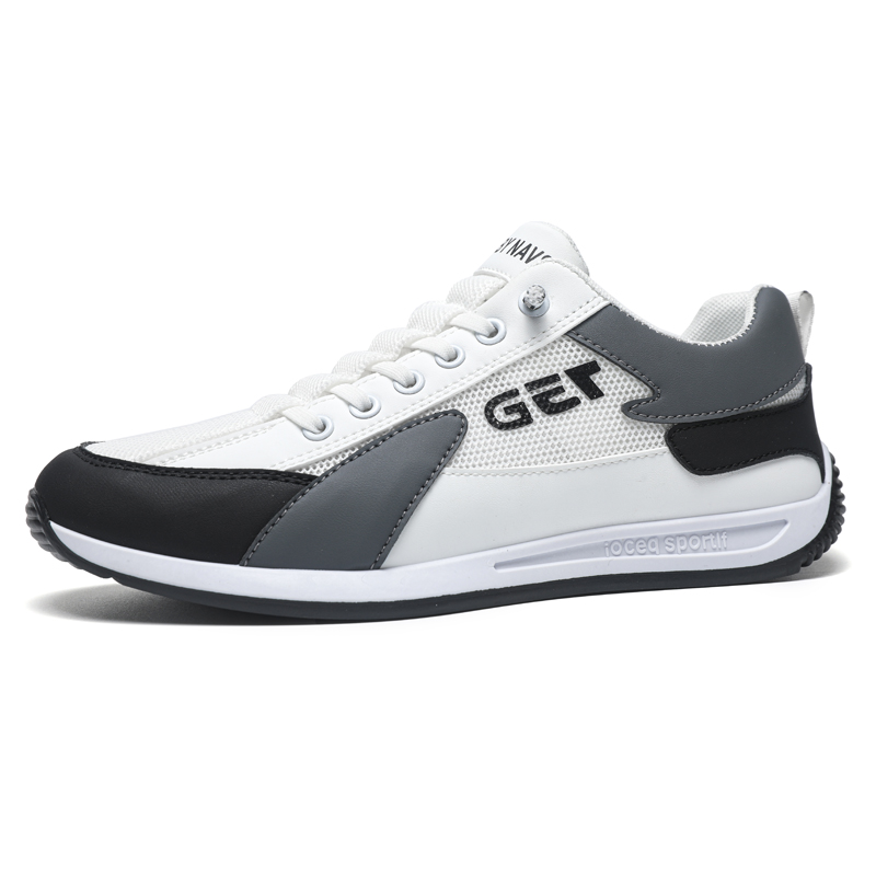 BOLE Мужские серые повседневные туфли на низком ходу с амортизацией и противоскользящей подошвой, цвет Gray
BOLE Мужские серые повседневные туфли на низком ходу с амортизацией и противоскользящей подошвой, цвет Gray