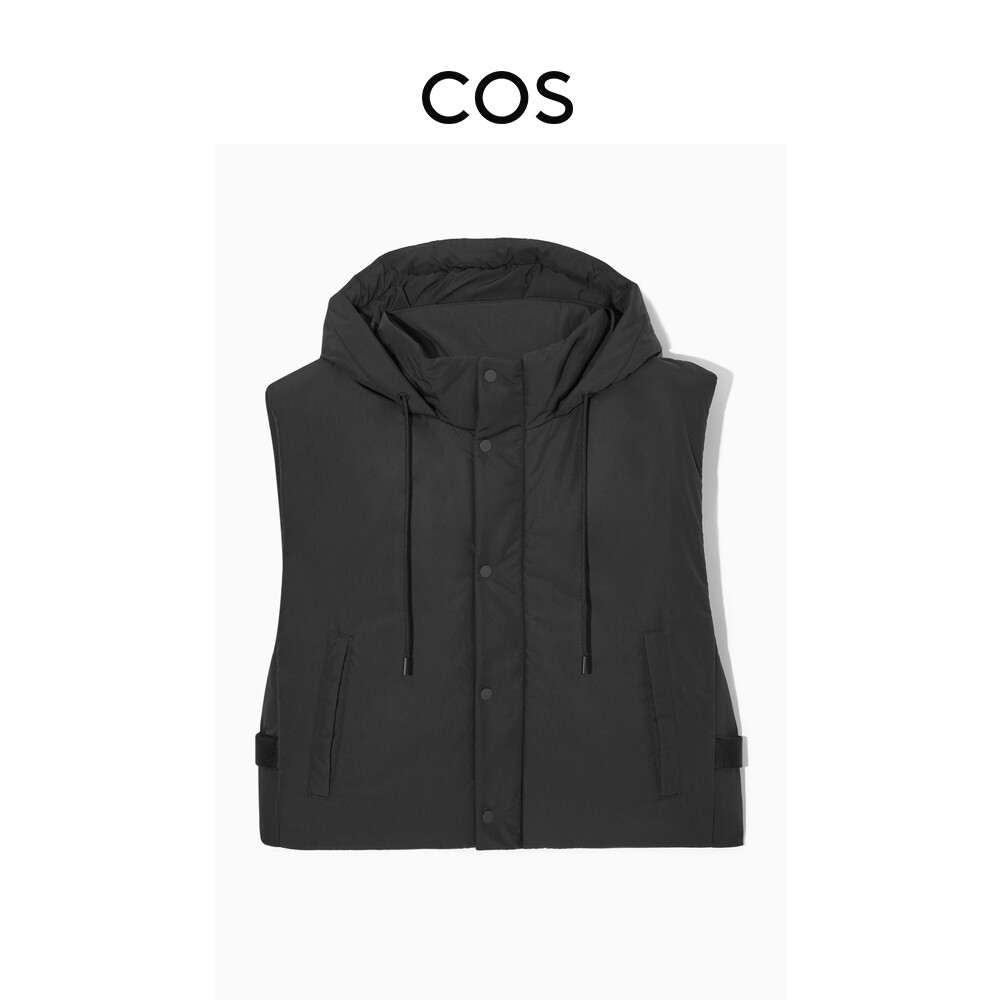 Жилет мужской Cos с капюшоном и искусственным воротником, черный
Жилет мужской Cos с капюшоном и искусственным воротником, черный
